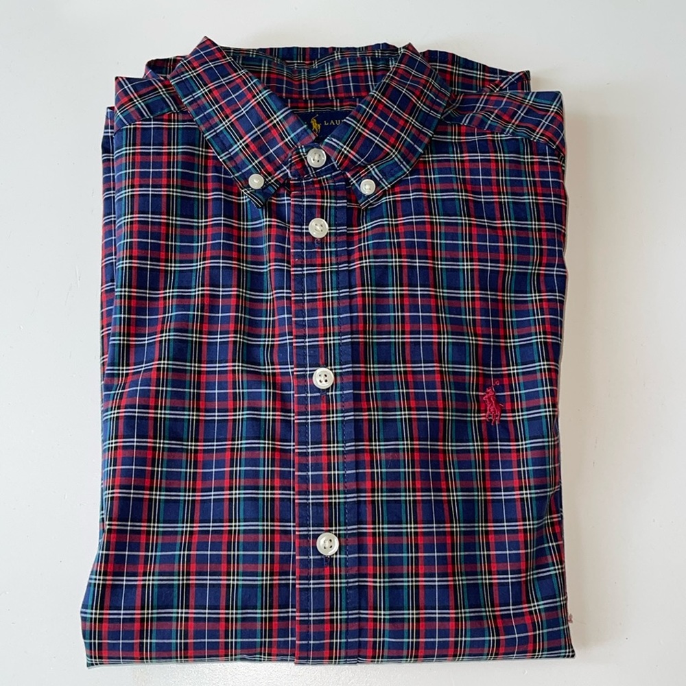 Ralph Lauren Plaid Long Sleeve button down